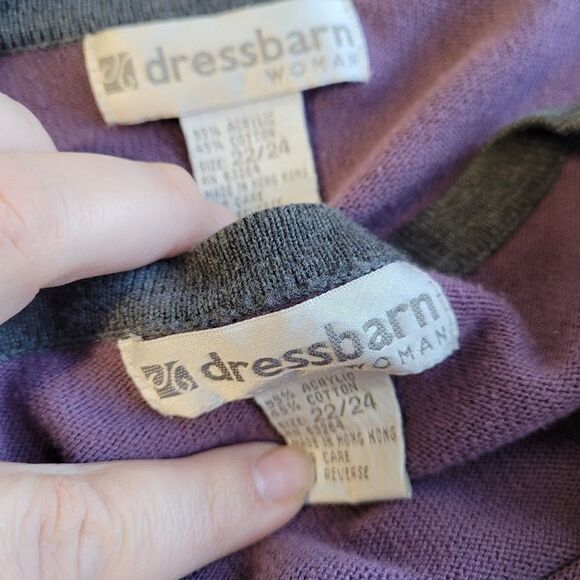 Dress Barn matching‎ top and sweater size 22/24 - Picture 5 of 6